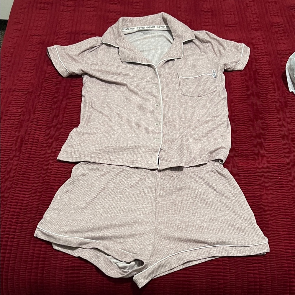Nine West Women's Pajama Set in Light Pink